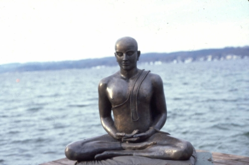 Meditierender Mönch